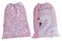 DKD Home Decor Bolsa Poliéster Cisne Swan Surtido 2 Colores