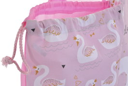 DKD Home Decor Bolsa Baby 12 Unidades Rosa Palo Blanco 40 x 30 x 5 cm