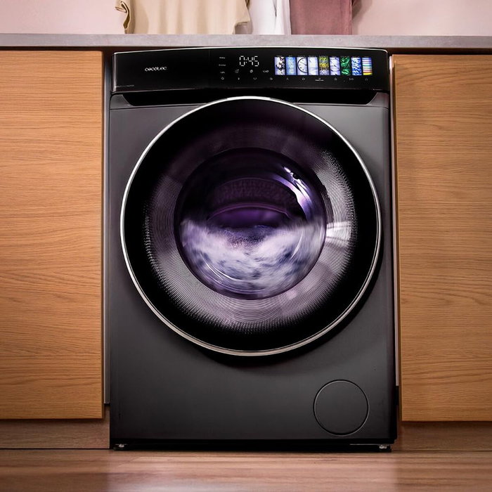 Lavadora Cecotec Bolero DressCode 9970 Direct Drive Steel 1400 rpm 9 kg