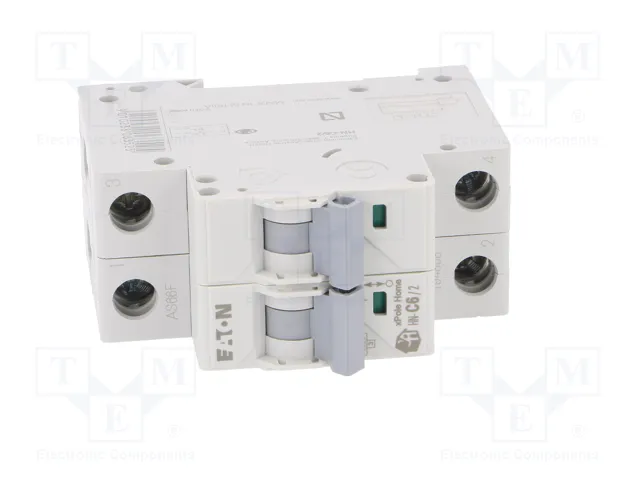 EATON ELECTRIC Interruptor magnetotérmico HN-C6/2 2 polos 6A 6kA