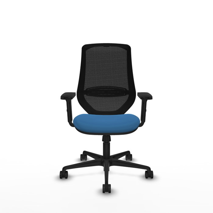 PIQUERAS Y CRESPO Silla de oficina Mardos con mecanismo Sincro, Azul claro y Negro PIQUERAS Y CRESPO Silla de oficina Mardos con mecanismo Sincro, Azul claro y Negro