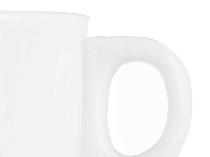 Vessia Taza Porcelana Apilable 90 ml 8 x 5 x 6 cm Blanca (Set de 48)