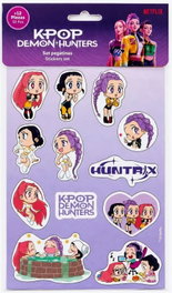 SAFTA Set de Pegatinas K-pop Demon Hunters Chibi