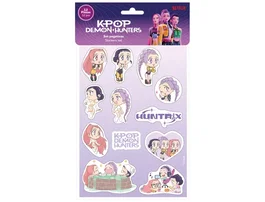 Safta Set de pegatinas K-pop demon hunters chibi