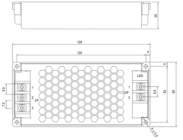 MEAN WELL RSD-60G-12 Convertidor DC/DC 60W 12VDC MEAN WELL RSD-60G-12 Convertidor DC/DC 60W 12VDC