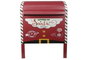 DKD Home Decor Buzón Metal Rojo 28,5x26,5x52 cm