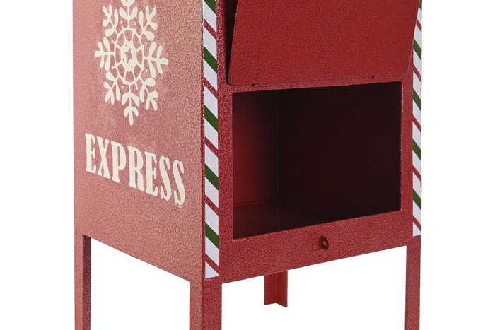 DKD Home Decor Buzón Metal Rojo 28,5x26,5x52 cm DKD Home Decor Buzón Metal Rojo 28,5x26,5x52 cm