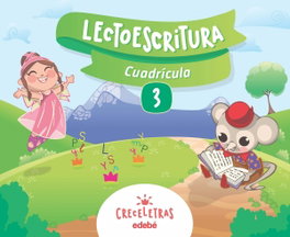 EDEBE, Cuaderno Lectoescritura 3 Cuadrícula Montessori - EDEBE