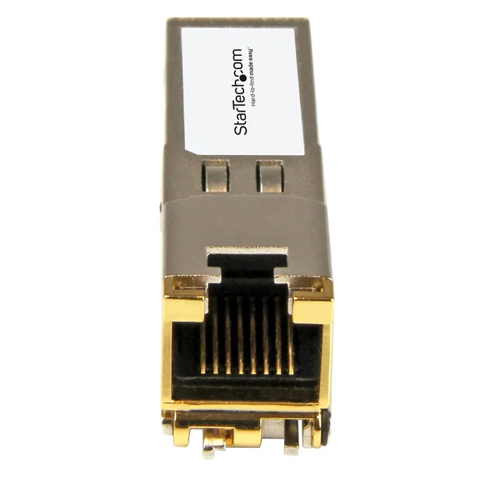 StarTech.com Módulo Transceptor SFP+ 10301-T-ST - Cobre RJ-45 10GbE/10Gbps - 100/1000/10000BASE-TX - Compatible con Extreme Networks 10301-T (Hasta 30m)