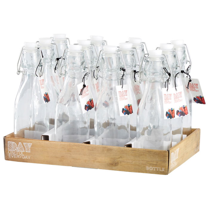 Day Botella Vidrio 250 Ml con Cierre Mecánico