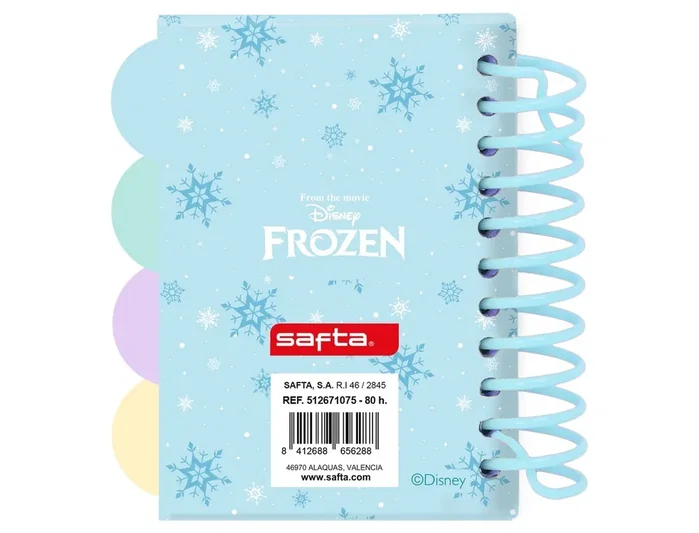 Safta Bloc de Notas A7 Frozen
