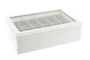 DKD Home Decor Relojero Romantico Blanco Gris 29.5 x 20.5 x 9 cm