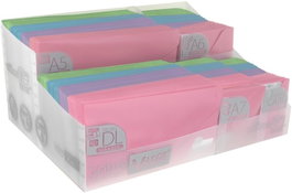 FRAGA IMPORT, S.L. Display 250 Sobres V-LOCK Blush Surtido con Cierre de Velcro