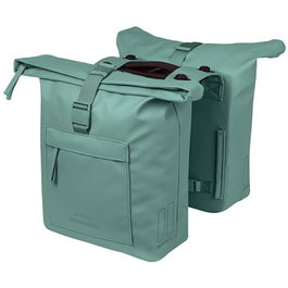 Basil Alforjas Brooklyn 41L PET Reciclado Impermeables con Placa MIK 2.0 para Portabultos