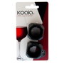 Koala Set de 2 Aros Antigoteo Negro Modelo Bodega