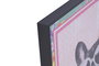 DKD Home Decor Cuadro LED Lienzo Glam 2 Surtido Rosa y Beige