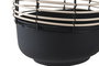DKD Home Decor Portavelas de Ratán y Metal Negro y Natural