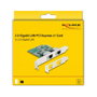 DeLOCK Tarjeta de red PCI Express x1 2,5 Gigabit LAN 2 x RJ45 88101 Blanca