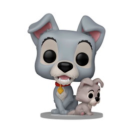 Funko Pop! Disney: Dama y el Vagabundo - Lady con cachorro Tramp Figura de Vinilo Coleccionable 83569