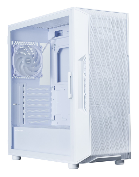 Zalman i3 NEO ARGB V2 WHITE Midi Tower PC Caja Blanco ATX, Mini-ITX, Frontal 3x120mm