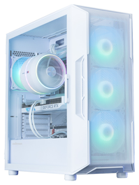 Zalman i3 NEO ARGB V2 WHITE Midi Tower PC Caja Blanco ATX, Mini-ITX, Frontal 3x120mm