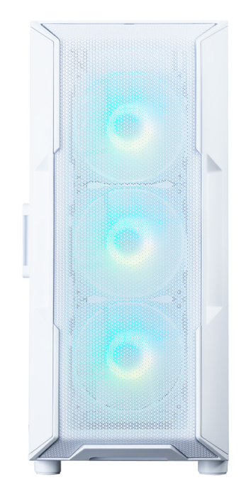 Zalman i3 NEO ARGB V2 WHITE Midi Tower PC Caja Blanco ATX, Mini-ITX, Frontal 3x120mm