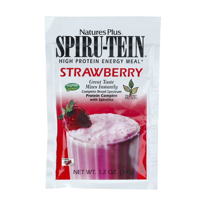 NATURES PLUS Spiru-Tein Fresa 8 sobres de 34g