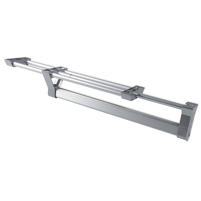 Emuca Colgador extraíble para armario, Aluminio, Anodizado mate Emuca Colgador extraíble para armario, Aluminio, Anodizado mate