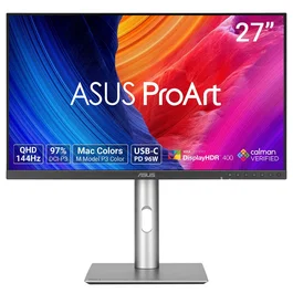 Asus ProArt PA278CGRV Monitor Profesional 27 pulg. QHD IPS 144Hz Plata