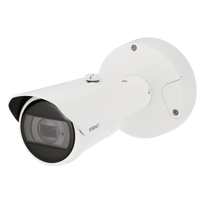 Hanwha Techwin XNO-C9083R Cámara IP Bullet 4K AI IR Exterior, 4MP, Visión Nocturna 40m, IP67