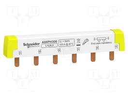 SCHNEIDER ELECTRIC Busbar de 3 polos, 100A, 415V