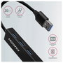 Axagon HMA-GL3A Multiport-Hub con 3x USB-A, Gbit-LAN y microSD