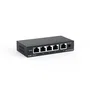 Ruijie Networks Switch No Gestionado RG-ES105GD 5 Puertos Gigabit Ethernet (10/100/1000) Negro sin Ventilador con Ruijie Cloud para Escritorio