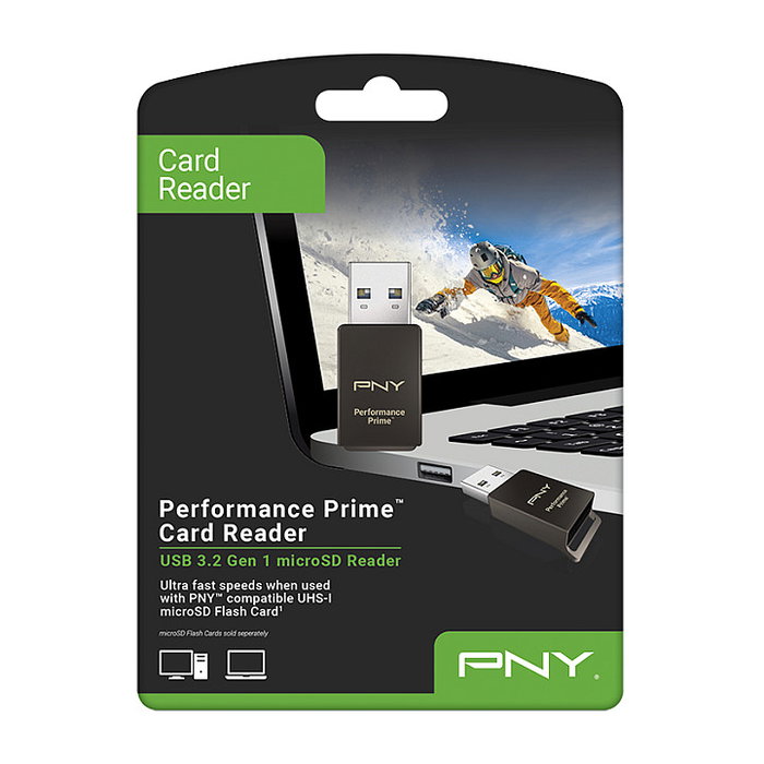 PNY Lector de tarjetas Micro-SD Performance Prime USB 3.2 PNY Lector de tarjetas Micro-SD Performance Prime USB 3.2