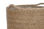 DKD Home Decor Set de 5 Cestos de Fibra Natural 37x37x36 cm