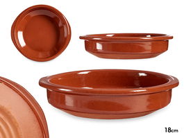 La Dehesa Cazuela Redonda Diámetro 18 cm Miel Barro Refractario (Set de 22)