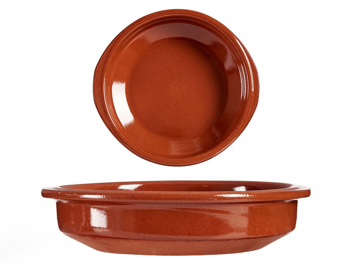 La Dehesa Cazuela Redonda Diámetro 18 cm Miel Barro Refractario (Set de 22)