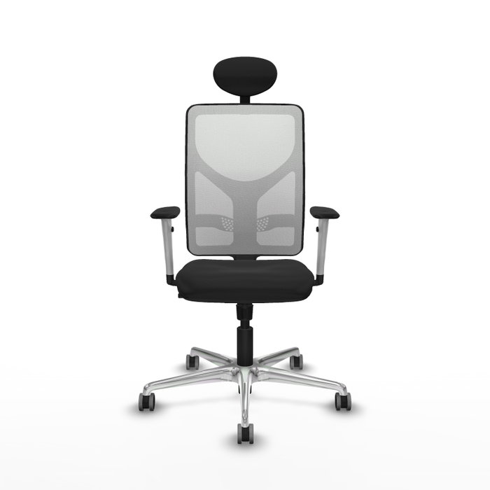 PIQUERAS Y CRESPO Silla de oficina Motilla con mecanismo Sincro, Negro y Blanco PIQUERAS Y CRESPO Silla de oficina Motilla con mecanismo Sincro, Negro y Blanco