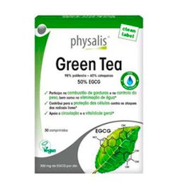 PHYSALIS Green Tea 30 Comprimidos Veganos para Control de Peso y Termogénesis