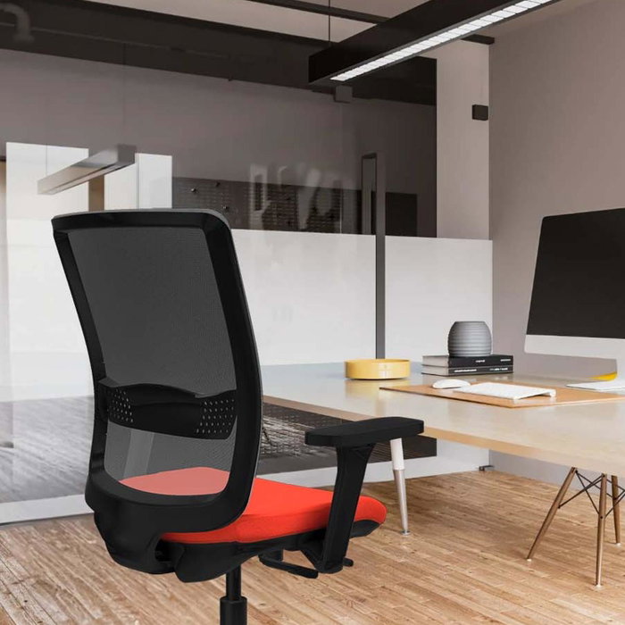 PIQUERAS Y CRESPO Silla de oficina Haches Naranja oscuro y Negro PIQUERAS Y CRESPO Silla de oficina Haches Naranja oscuro y Negro