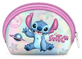 Karactermania Monedero Oval Casual Lilo y Stitch Cosmic Plateado