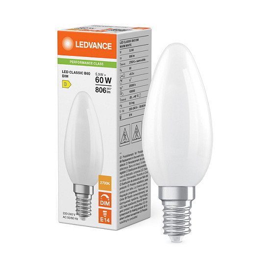 Osram LED Classic B 60 Filament 5.9W E27 Blanco Cálido Osram LED Classic B 60 Filament 5.9W E27 Blanco Cálido