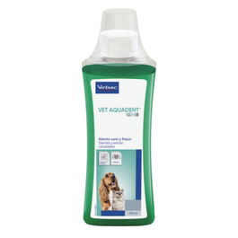 Virbac Vet Aquadent Fr3Sh Solución Bucal para Perros y Gatos, Frescor Duradero 250 mL