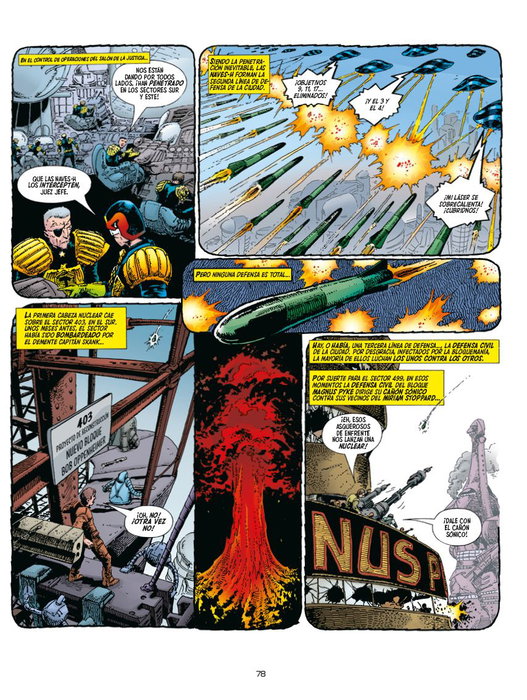 Tebeos Dolmen Editorial S.L. Juez Dredd: La Guerra de Apocalipsis y Blockmania