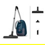 Rowenta RO3126 Aspiradora cilíndrica Power XXL 900W con rebobinado automático, bolsa 4.5L y filtro higiénico - Azul/Gris