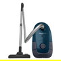 Rowenta RO3126 Aspiradora cilíndrica Power XXL 900W con rebobinado automático, bolsa 4.5L y filtro higiénico - Azul/Gris