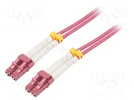 GOOBAY Cable de conexión de fibra óptica OM4 LC/UPC dúplex 5m