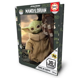 EDUCA BORRAS Puzzle 3D Lenticular Book Tin The Mandalorian 300 piezas