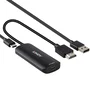 Lindy Adaptador USB-C a HDMI 43423 - 0.2 m - USB-C Hembra a HDMI Macho/Hembra - Negro - 4K 60Hz 18Gbit/s DisplayPort Alt Mode