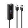 Lindy Adaptador USB-C a HDMI 43423 - 0.2 m - USB-C Hembra a HDMI Macho/Hembra - Negro - 4K 60Hz 18Gbit/s DisplayPort Alt Mode